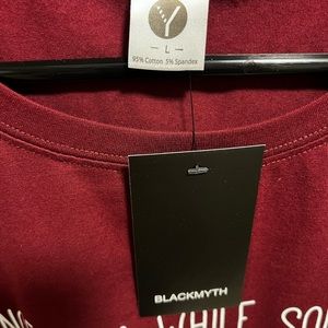 “Once in a While Someone Amazing Comes Along and Here I Am” Burgundy T Shirt